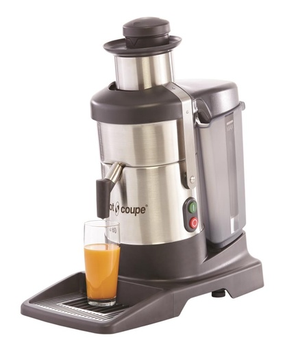 [60533304] ROBOT COUPE J80 BUFFET SELF-SERVICE CENTRIFUGE NEW AUTO 700W-120L/H-2 SIZES ANTI-SPILL POURING + LARGE BASE