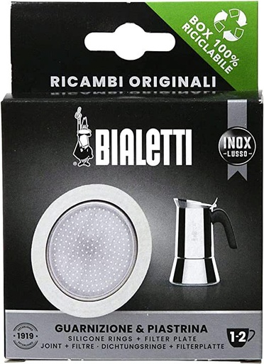 [60251616] BIALETTI SET 3 GASKETS+FILTER 2T NEW MOKA