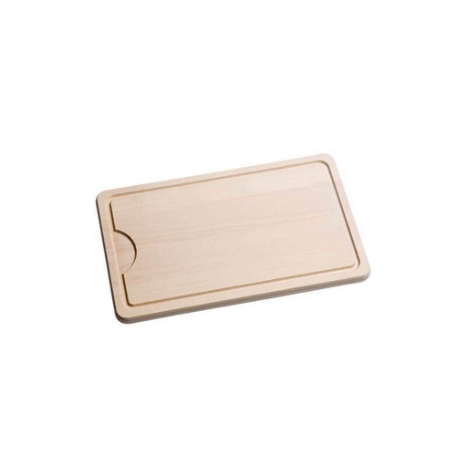 [57659381] PLANCHE BOIS HETRE  45X30X2.5CM AVEC RIGOLE