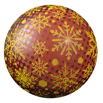 [08057352] 065201 PCB HALVE-SCHELPEN BALLEN CN KRISTALLEN 2 ONTWERPEN Ø 2,6 CM 630 STUKS ***S/CD***