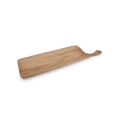 [74500710] SERVEERPLANK VAN HOUT EN VOEDSEL 50X15 ACACIA MET HANDVAT