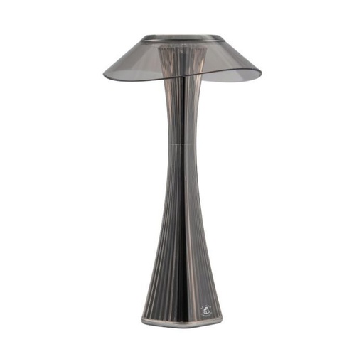 [60251401] ASTREO LAMPE LED ACRYL/ABS PLISSE 27.5CM ANTRACITE