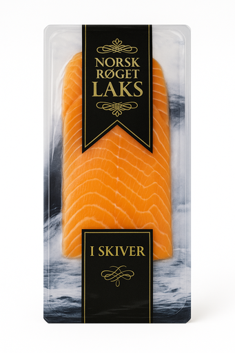 [05100474] GEROOKTE ZALM PLAK ROGET LAKS *DIEPVRIES* 200GR