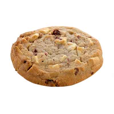 [02020367] B & B 28830 COOKIE PUCK RASPB WHITE CHOCOLADE 96 X 80GR