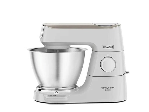 [60251011] KENWOOD KVL65.001WH ROBOT TITANIUM CHEF BAKER XLBOL INOX 7L, GEÏNTEGREERDE WEEGSCHAAL, INTERFACE 1200W