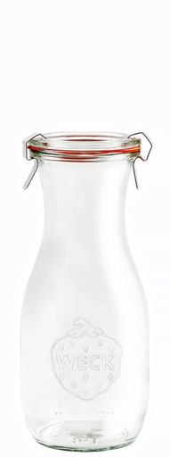[56000571] WECK CARAFE A JUS VERRE Ø 60MM 290ML-4P COUV.VERRE