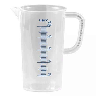 [57660477] 50ML BLUE GRADUATED THERMO MEASURE CLOSED HANDLE