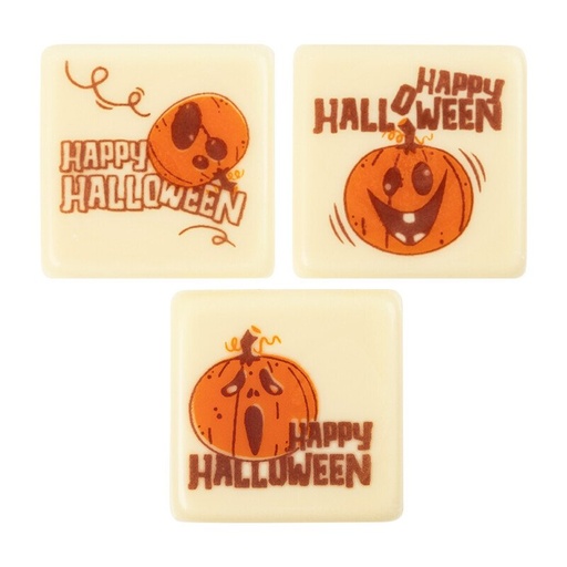 [08055013] 91168 ASSORTIMENT HAPPY HALLOWEEN 3X3CM 175STKS ***OP BESTELLING***