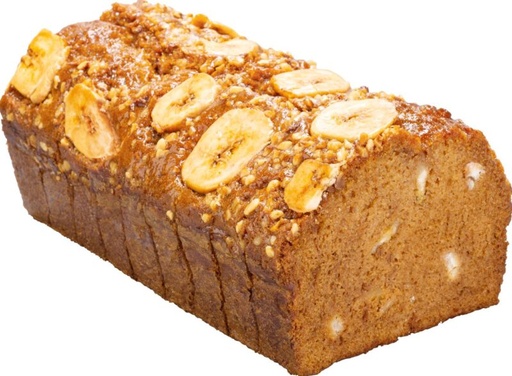 [05102054] ❄️B & B 12632 BANANA AND HAZELNUT CAKE CUT INTO 25 SLICES OF 75GR