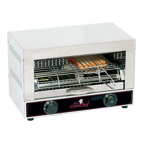 [60503997] CATERCHEF SANDWICH TOASTER 1 NIV- 44X24XHT25CM1700W- 3 PINCES
