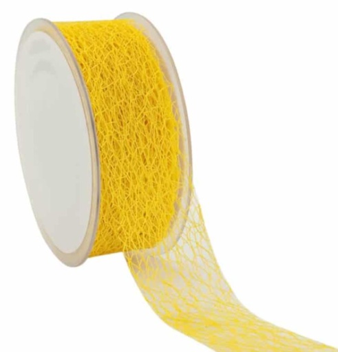 [60700061] RUBAN TREILLIS JAUNE 38MM X 20M
