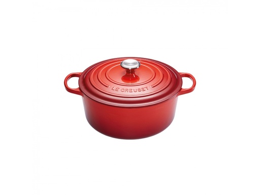[54910420] LE CREUSET ROUND COCOTTE 30CM CHERRY 8.1L 8/10PSIGNATURE