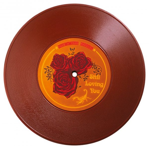 [08057717] 074024 PCB PRINTED SHEETS LOVE SONGS FOR VINYLS 3 DESIGNS Ø 10.5 CM 24PCES ***S/CD***