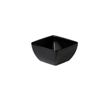 [57660182] TRUYTS SQUARE BOWL/SALAD BOWL 9CM BLACK MELAMINE