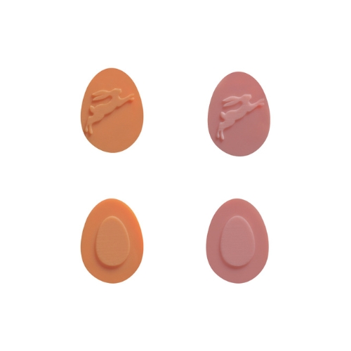 [08058272] 088147 PCB OEUFS EN CHOCOLATS COLORÉS AVEC RELIEF PÂQUES 2,7X2CM 120PCS ***S/CDE***