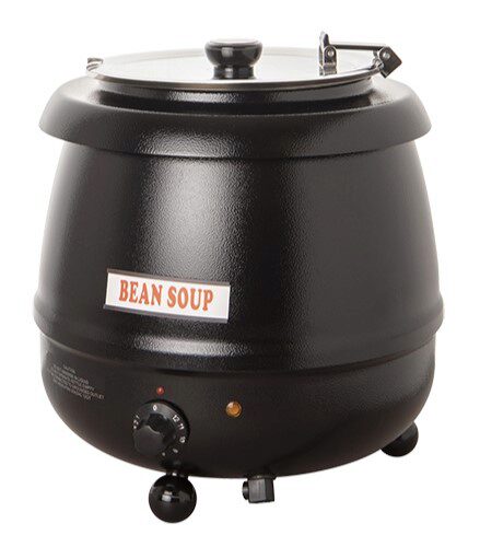 [70410003] BISTRO BAIN MARIE CHAUFFE SOUPE NOIR 10L  DIAM 35CM HT 36CM