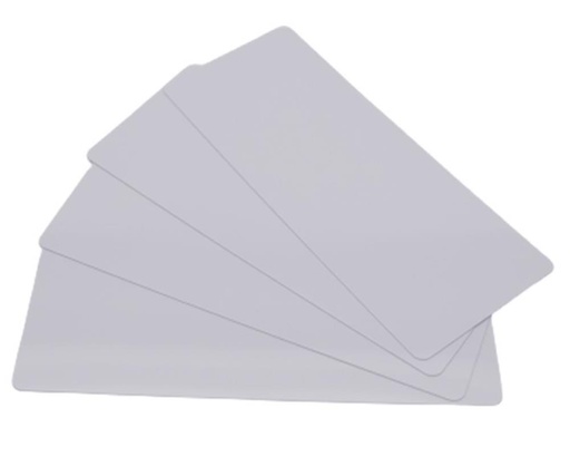 [57665017] EDIKIO CARTES PVC LONGUES BLANCHES - 120X50MM  5X100 PCES  0,50MM -POUR FLEX