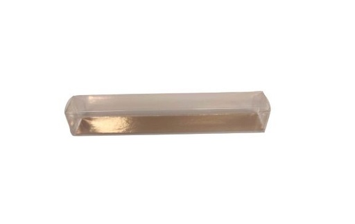 [41700028] RECHTHOEKIG CELLO ETUI MET GOUDEN KARTON 150X30X30MM DOOS VAN 100 STUKKEN=STUK