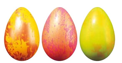 [08056997] 061152 PCB EGGS CB TASKS 3 DESIGNS 4X2.7 CM 288PCS ***S/CD***