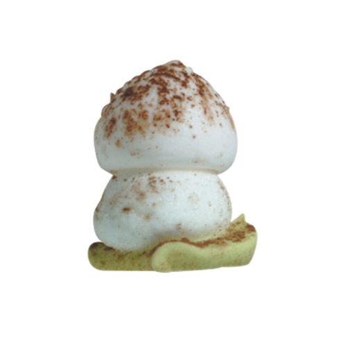 [08031314] 1051325 SUGAR COCOA MUSHROOM DIA2.7CM 144PCS