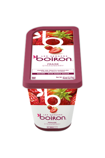[02100069] ❄️BOIRON 587 PUREE FRAISES SUCREE 1KG