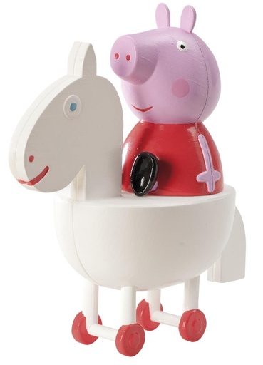 [08041506] 347121 DEK PEPPA PIG OP PAARD BEELTJE (6)=ZAK