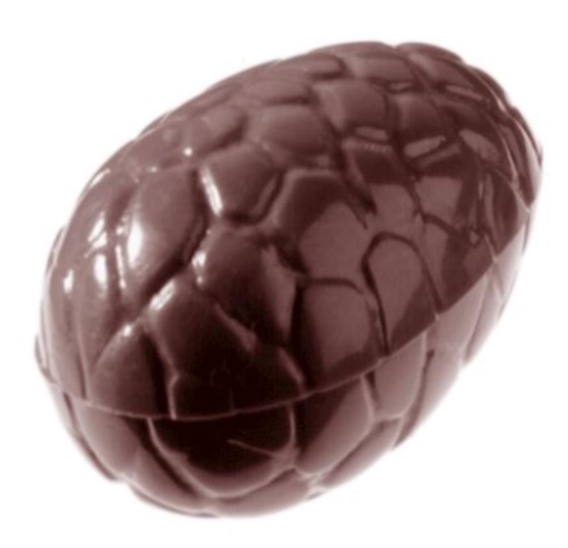 [70409391] KROKO EGG CHOCOLATE MOLD 47 MM CW1379 3X6 -- 14GR