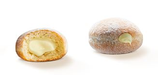 [02060337] ❄️DAUPHINE 4242007 MINI WITTE CHOCOLADE DONUTS 105 X 25GR **OP BESTELLING**