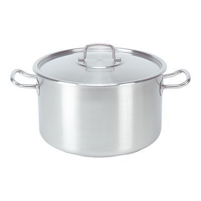 [55078197] PUJADAS MARMITE MI-BASSE INOX 40XH25CM-31L A/COUVERCLE