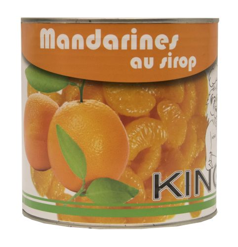 [01010664] MANDARIJN IN SIROOP KING DIADEM 6 X 3KG = BLIKJE