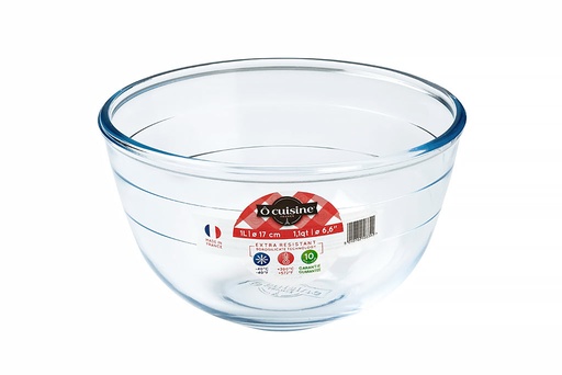 [74500888] O CUISINE BOROSILICATE MIXING BOWL 16CM 1.0L