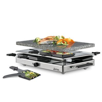 [62250424] SPRING RACLETTE + STEEN + GRILL 8P