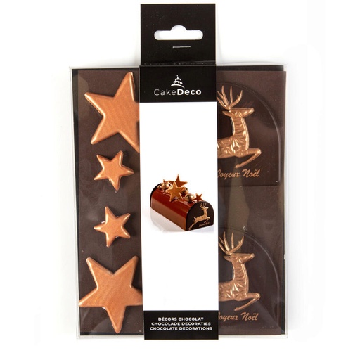 [08054211] 2039701 KIT BUCHE CERF & ETOILE BRONZE***S/CD***
