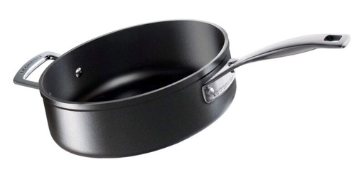 [57661853] LE CREUSET LES FORGEES SAUTEUSE 28CM 5.4L ANTI-ADHBORDS DROITS