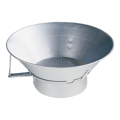 [55073333] ALUMINIUM FRITES-LEKBAK MET UITNEEMBARE RECEPTACLE VOOR OLIE DIAM 39CM=STUK
