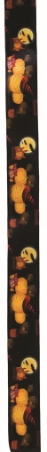 [62000781] BLACK HALLOWEEN DECOR RIBBON 25MM X 20M