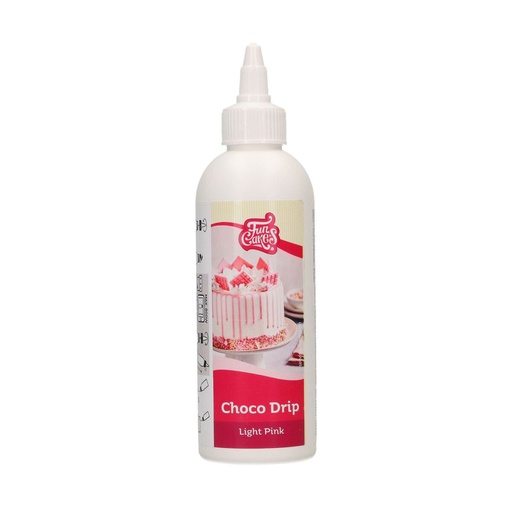 [08053542] FUNCAKES GLACAGE AU CHOCOLAT ROSE CLAIR 180GR
