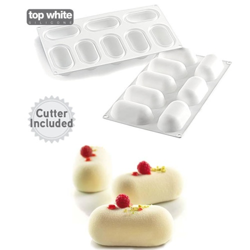 [51657216] SILIKOMART VORM PILLOW80 82X43H32 MM+CUTTER CRUVEFLEX = STUK