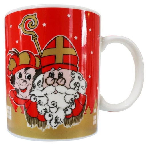 [60700537] MUG SAINT NICOLAS ET PERE SUIE Ø80 X 95MM