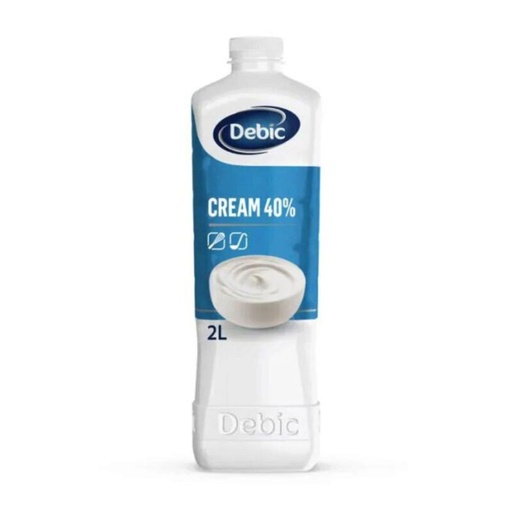 [06020019] DEBIC CREME FRAICHE 40% UHT  2L