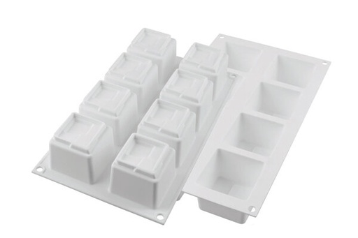 [51657243] MOULE SILIKOMART 4 KUADRO 60X60H50MM