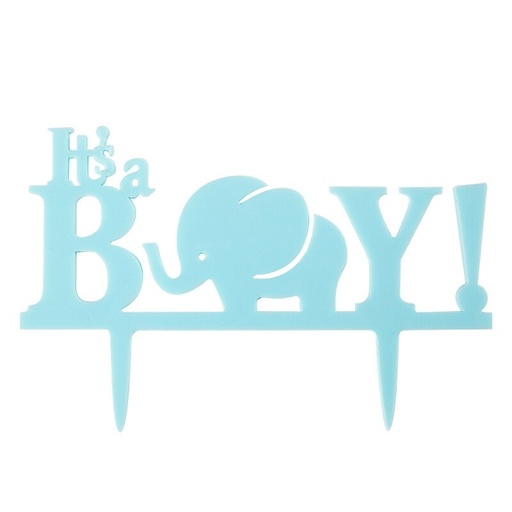 [08054882] 51515 IT'S A BOY! 16X11,5CM 6PCS ***OP/ORDER***