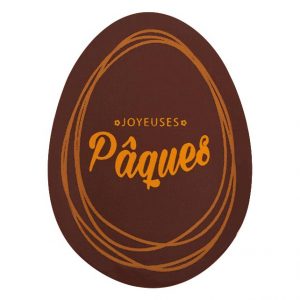 [08056913] PCB Eieren FC Happy Easter 5x3.7 cm 80pces ***s/cd***
