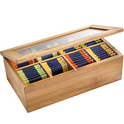 [62250509] WESTMARK "TEATIME" BOITE A THE BAMBOU 8 COMPART