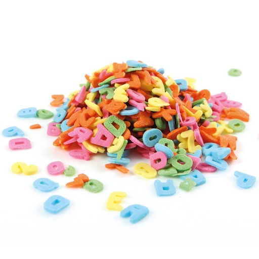 [08081144] 61307 CONFETTI LETTERS 400 G = POTJE