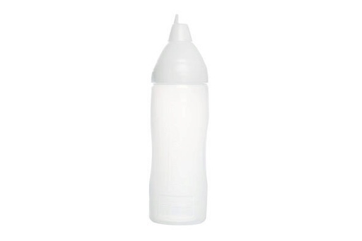 [60251018] ARAVEN 35CL POURING BOTTLE WITH WHITE ANTI-DRIP SPOUT