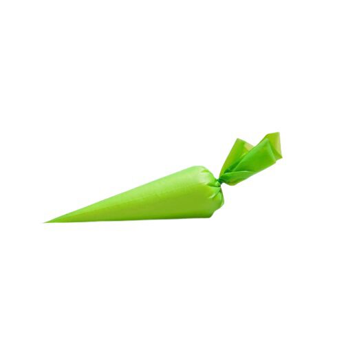 [50104705] POCHES JETABLES VERTES  M 46 X 26CM BIOBASED 100 PCES