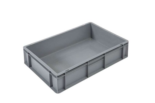 [50611110] EURONORM BOX PF/FULL 60X40XH15CM GRAY-27LBUDGET LINE/PB-6415E