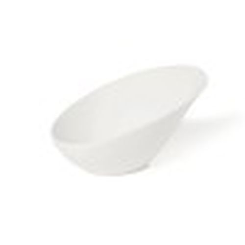 [57661122] +LE COQ FEBE IVOIRE BOL OVAL PORCELAINE 12.5X7XH5CM