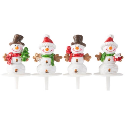 [08030891] 1015069 BONHOMME DE NEIGE 4 CM 64PCES***S/CD***